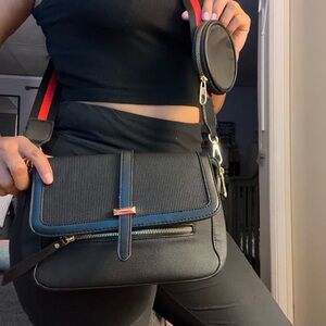 Black crossbody (unbranded) with extra coin purse
